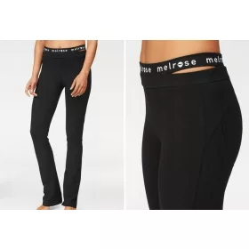  Melrose NUOVI pantaloni della tuta neri 38/M fitness