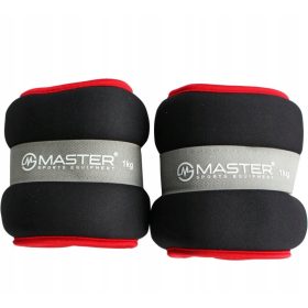  Pesi per esercizi braccia e gambe Master 2 pz. x 1 kg