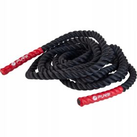    CORDA DA ALLENAMENTO CROSSFIT BATTLE ROPE 12m RINFORZO MUSCOLARE PURE 2 IMPROVE