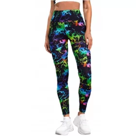  SHEIN LEGGINGS SPORTIVI DONNA MULTICOLORE 40/42 Ł5B
