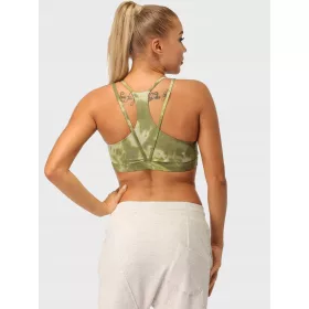    REGGISENO SPORTIVO TOP VERDE TIE DYE FANTASIA SPALLINE BOXER ICYZONE M