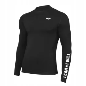    BELTOR RASHGUARD UOMO I CAN I WILL MANICA LUNGA TERMOATTIVA TAGLIA L