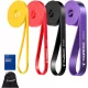  Set di fasce di resistenza TOMSHOO, 4 pezzi con custodia,