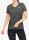  T-shirt da allenamento Under Armour Tech V-Twist da donna nera/bianca L