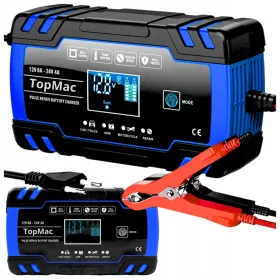    Caricatore automatico per auto con funzione di riparazione della batteria 12V 24V