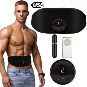    Cintura massaggiante fitness per dimagrire, taglia 71, ricaricabile tramite USB