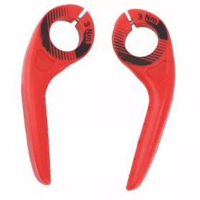    Estremità manubrio bicicletta, regolabili, universali, 66 g, plastica