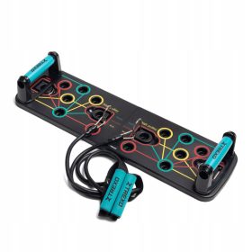    TREXO TXO-B4Z045-BK piattaforma push-up nera 67 x 19,5 x 1,8