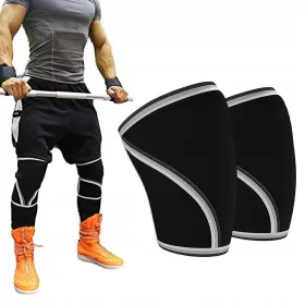   Ginocchiere per squat ed esercizi fitness con borsa da palestra, 1 paio