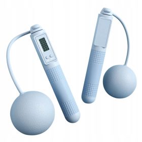    Corde per saltare senza fili Maniglia antiscivolo Corda per saltare in silicone per conteggio con C