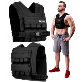  Gilet da allenamento ponderato regolabile 16 kg Comodo