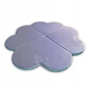  Tappeto da gioco trifoglio 120 cm - viola