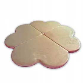 Tappeto da gioco trifoglio 120 cm - beige
