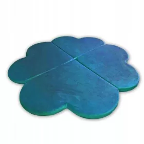  Tappeto da gioco trifoglio 120 cm - turchese