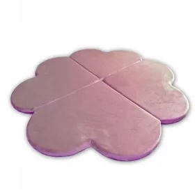 Tappeto da gioco trifoglio 120 cm - rosa