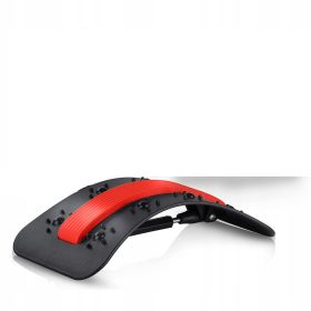    ELASTICIZZAZIONE POSTERIORE REGOLABILE NERA CON CINTURINO ROSSO SOLLIEVO DAL DOLORE