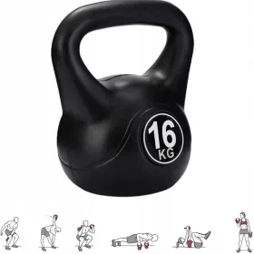    Kettlebell da 16 kg Kettlebell russo da 16 kg per allenamento sportivo da palestra