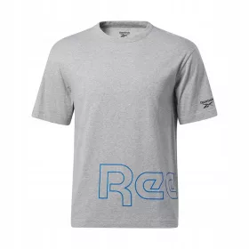  T-shirt sportiva da uomo Reebok grigia rM