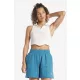  T-shirt sportiva da donna con colletto corto Reebok rL