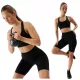  4F SEAMLESS Pantaloncini Ghette Leggings TRAINING Ciclismo TFSHF496 > M/L
