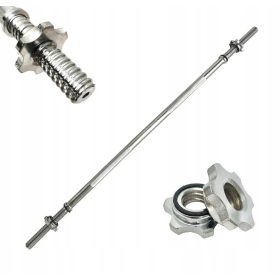  Manico leggermente rotto bilanciere 120cm 25mm acciaio