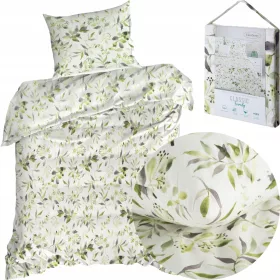   Set Biancheria da Letto in Cotone 100% 140x200 cm - Confortevole e Pratico
