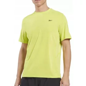    T-shirt da allenamento Reebok da uomo, verde neon, taglia 2XL