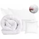 Piumino Antiallergico Quattro Stagioni 220x200 con 4 Cuscini Inclusi - Comfort e Qualità