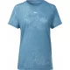  T-shirt sportiva da donna blu a maniche corte Reebok Burnout rM