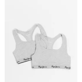  PEPE JEANS REGGISENO SPORTIVO 2PACK GRIGIO XS 1VAF