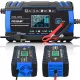  RADDRIZZATORE AUTOMATICO A BATTERIA PER AUTO CON FUNZIONE RIPARAZIONE 12V 24V