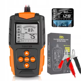    TESTER DIGITALE PER BATTERIA 12V 24V 3-200AH CON MORSETTO IN RAME