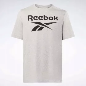    T-shirt sportiva da allenamento Reebok da donna, manica corta, grigia rS