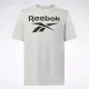  T-shirt sportiva da allenamento Reebok da donna, manica corta, grigia rS