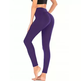 LEGGINGS QUICK DRY CON TASCHE, VITA ALTA, VIOLA SHEIN L 40