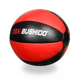  Palla medica Bushido 26 cm, arancione e rossa