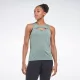  T-shirt sportiva da donna, palestra, fitness, corsa, Reebok kaki, taglia 2XS