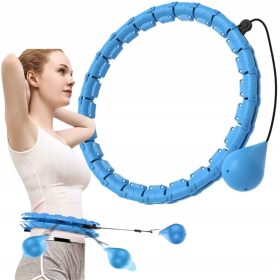  Hula hoop con borchie MSport 46 cm blu