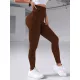  LEGGINGS SPORTIVI A COSTINE A VITA ALTA MARRONE SHEIN M 38
