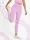  VIOLA CHIARO VESTIBILITA' LISCIA LEGGINGS LUNGHI VITA ALTA SHEIN S
