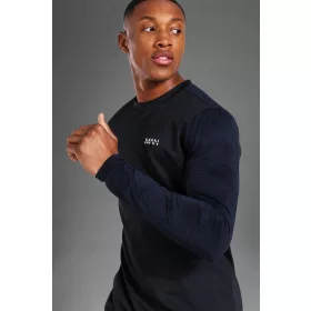  BLUSA UOMO BB11 ACTIVE BOOHOO NERA XS