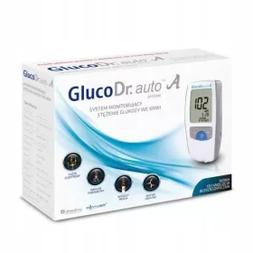    DIATHER GlucoDr. Glucometro Auto A: concentrazione di glucosio nel sangue