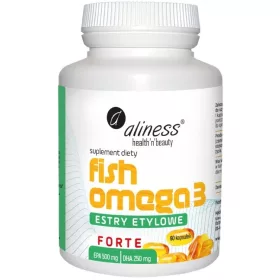   Aliness Fish Omega-3 Forte - Supporto Cardiovascolare e Visivo con EPA e DHA