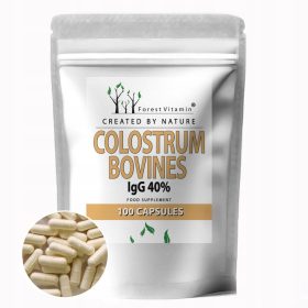   Colostro Bovino Forest Vitamin® 300 mg, 100 Capsule - Supporto Immunitario e Vitalità