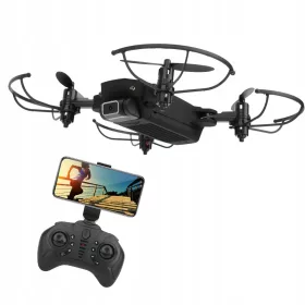    Drone in miniatura con quadricottero professionale pieghevole con fotocamera 480P