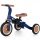  Triciclo Petite&Mars Turbo Beige, Blu