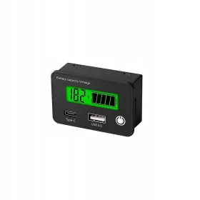    Indicatore del livello di carica della batteria 8-30V per batterie all'acido e al litio