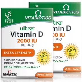   Ultra Vitamina D 2000 IU - Confezione da 192 Compresse per il Benessere Generale