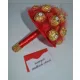  Bellissimo bouquet di caramelle regalo Ferrero Rocher 24 cm