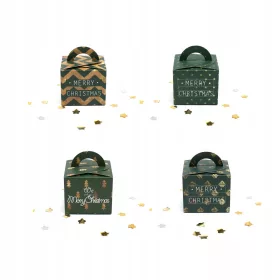    BIXES SCATOLE REGALO TORTE NATALIZI BARATTOLO CARAMELLE 12 PZ